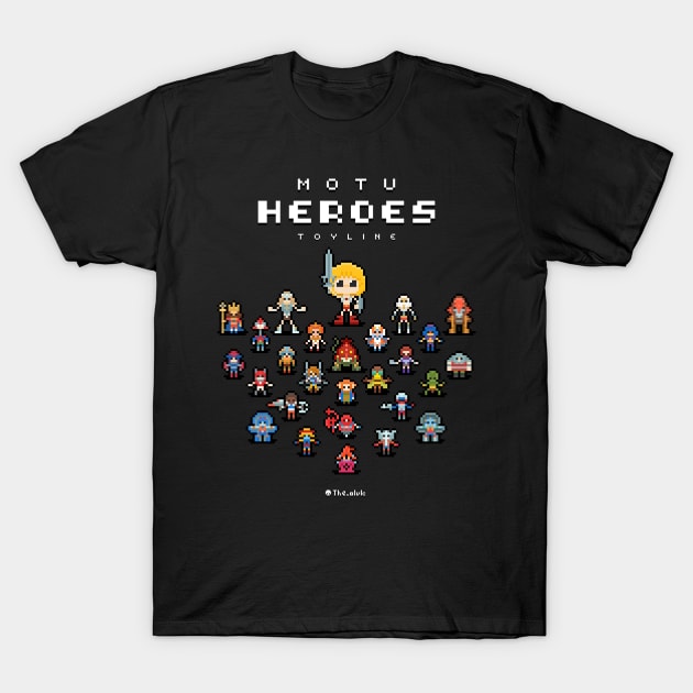 16-Bit MOTU Heroes Toyline T-Shirt by The_Oluk